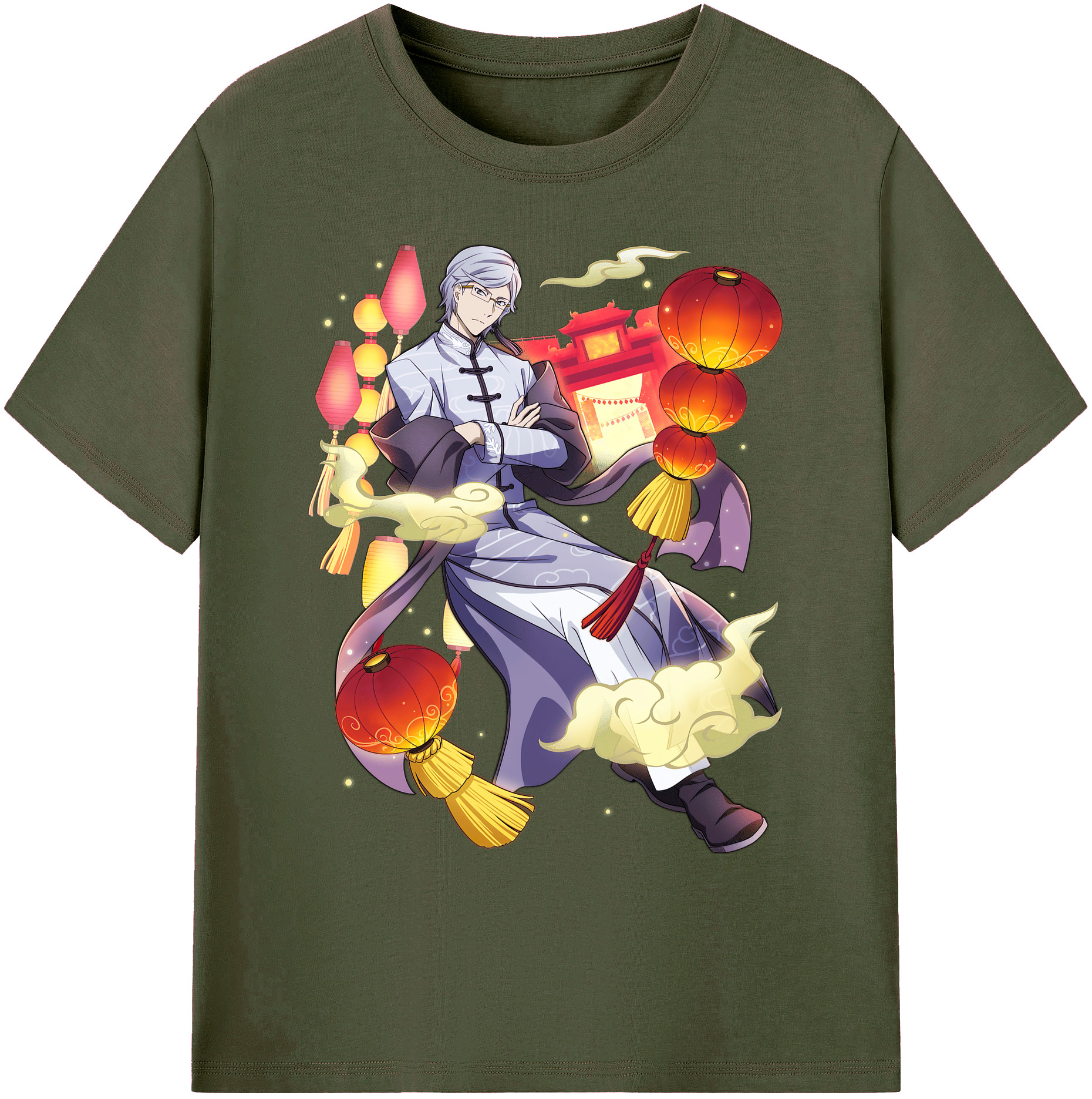 （画像用） 文豪ストレイドッグス Bungo Stray Dogs 綿100％ メンズ半袖Tシャツ｜肌触りやわらか＆通気性